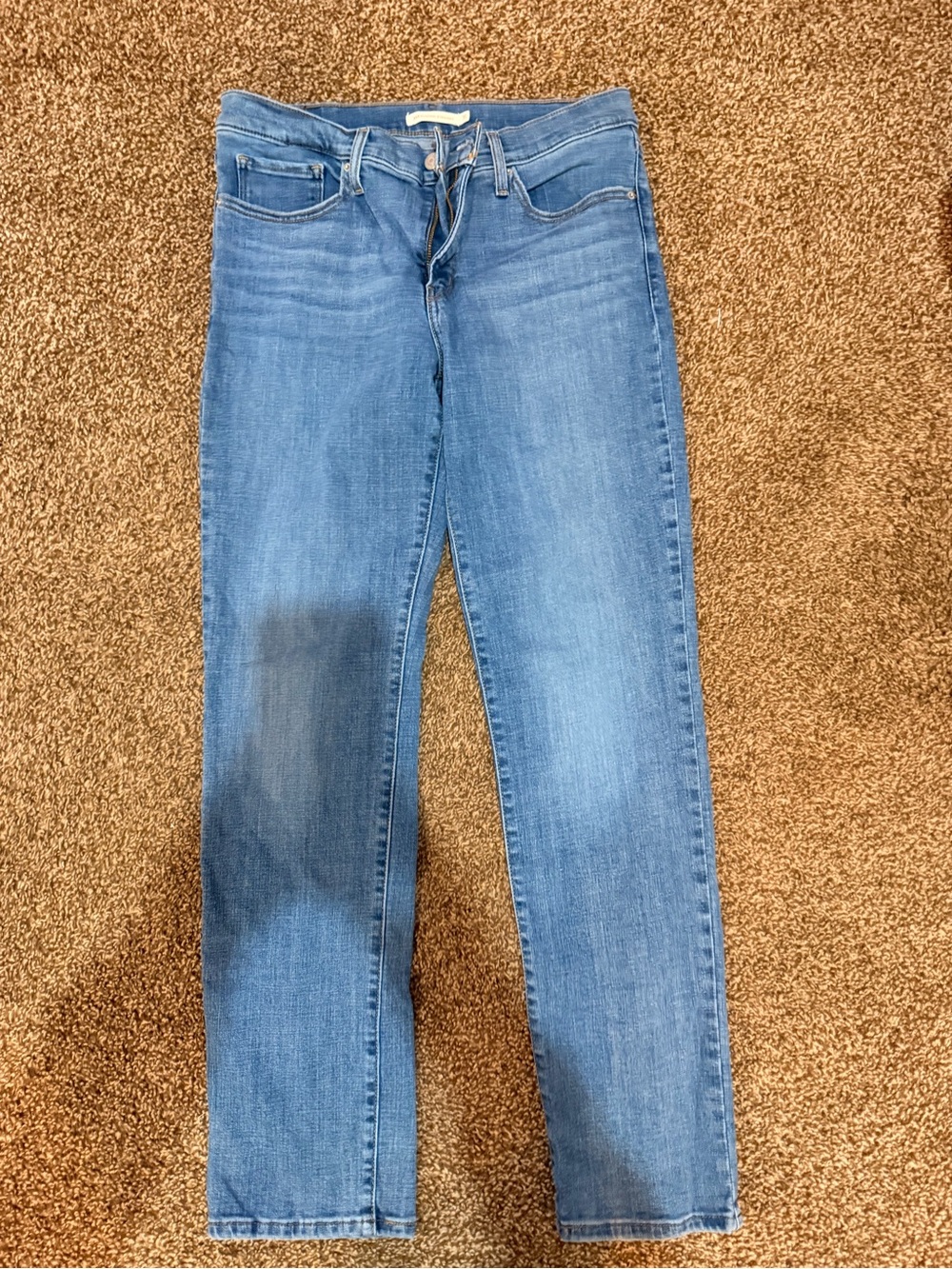 Levi's Women's Straight Leg Jeans in Blue Denim